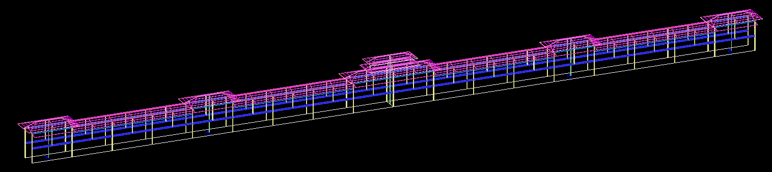 钢结构廊桥设计